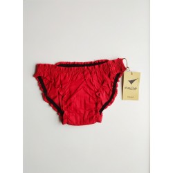 Red period panty front view